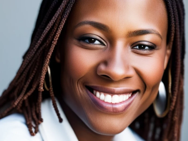 smiling African American woman